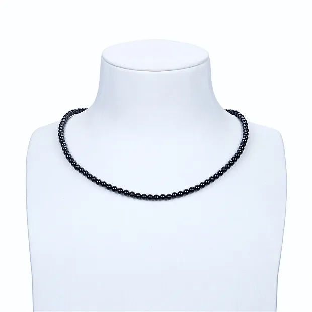 Rang de collier boules, Onyx (teintée), 04mm | Marco Schreier