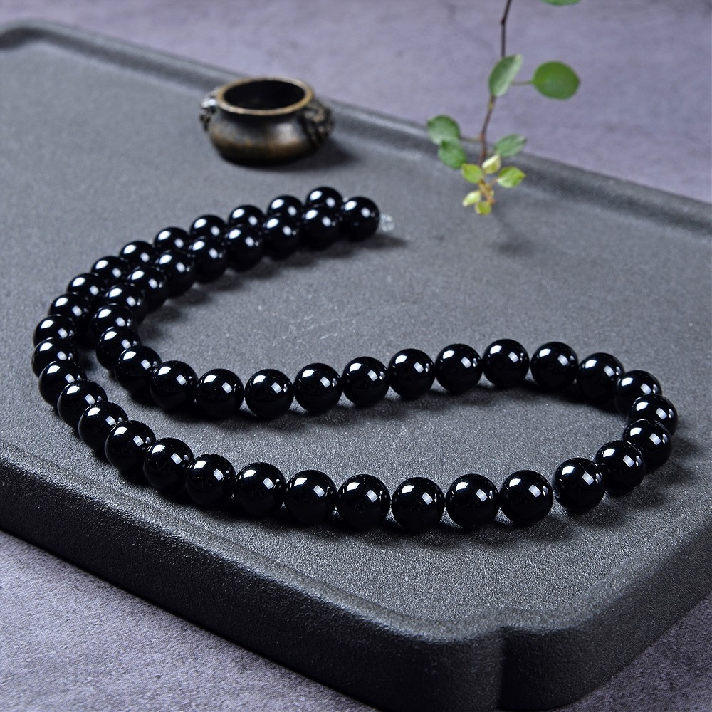 Strang Kugeln, Onyx (gef.), 08mm | Großhändler Edelsteine, Heilsteine & Schmuck