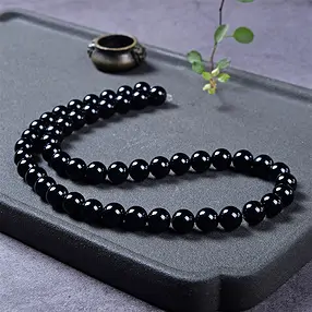 String Beads, Onyx (dyed), 08mm | wholesaler gems, healing stones & jewelry