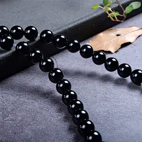 String Beads, Onyx (dyed), 08mm | wholesaler gems, healing stones & jewelry