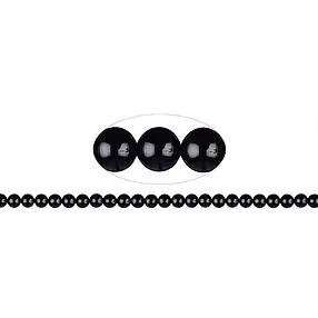 String Beads, Onyx (dyed), 08mm | wholesaler gems, healing stones & jewelry