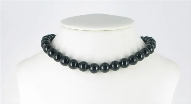 Strang Kugeln, Onyx (gef.), 10mm | Großhändler Edelsteine, Heilsteine & Schmuck