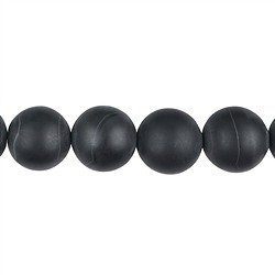 140460101210 Rang de collier boules, Onyx (teint&#xE9;e), 16mm, mat | Marco Schreier