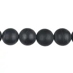 140460101210 Strang Kugeln, Onyx (gef.), 16mm, matt | Edelsteine, Heilsteine & Schmuck-Handel