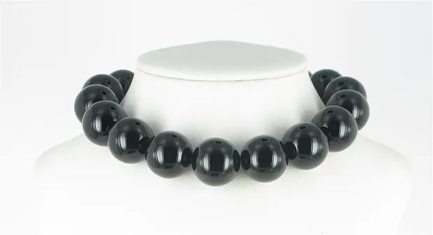 String Beads, Onyx (dyed), 20mm | wholesaler gems, healing stones & jewelry