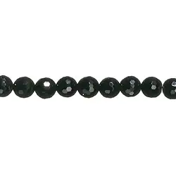 140460102520 Strang Kugeln, Onyx (gef.), facettiert, 16mm | Edelsteine, Heilsteine & Schmuck