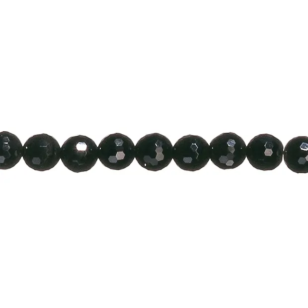 String Beads, Onyx (dyed), faceted, 16mm | wholesaler gems & healing stones