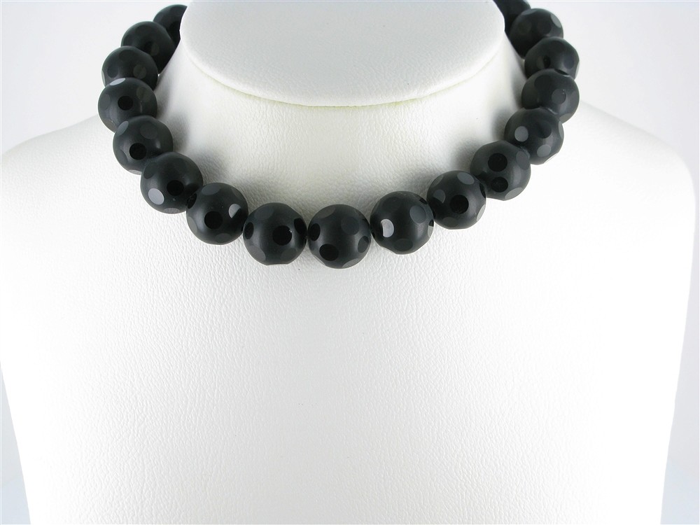 Filo di perline "Finestra", Onice (colorato), 16 mm | Marco Schreier