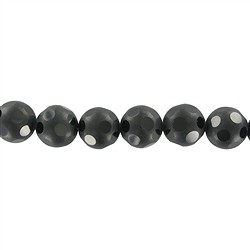 140460105430 Strang Kugeln &quot;Fenster&quot;, Onyx (gef.), 16mm | GH Edelsteine, Heilsteine &amp; Schmuck