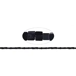 140460200610 Strand cube, Onyx (dyed), 04mm | minerals trade - gems, healing stones & jewelry