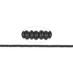 140460300210 Filo di bottoni, Onice (colorato), opaco, 03 x 06 mm (disponibile in confezioni da 3) | Marco Schreier