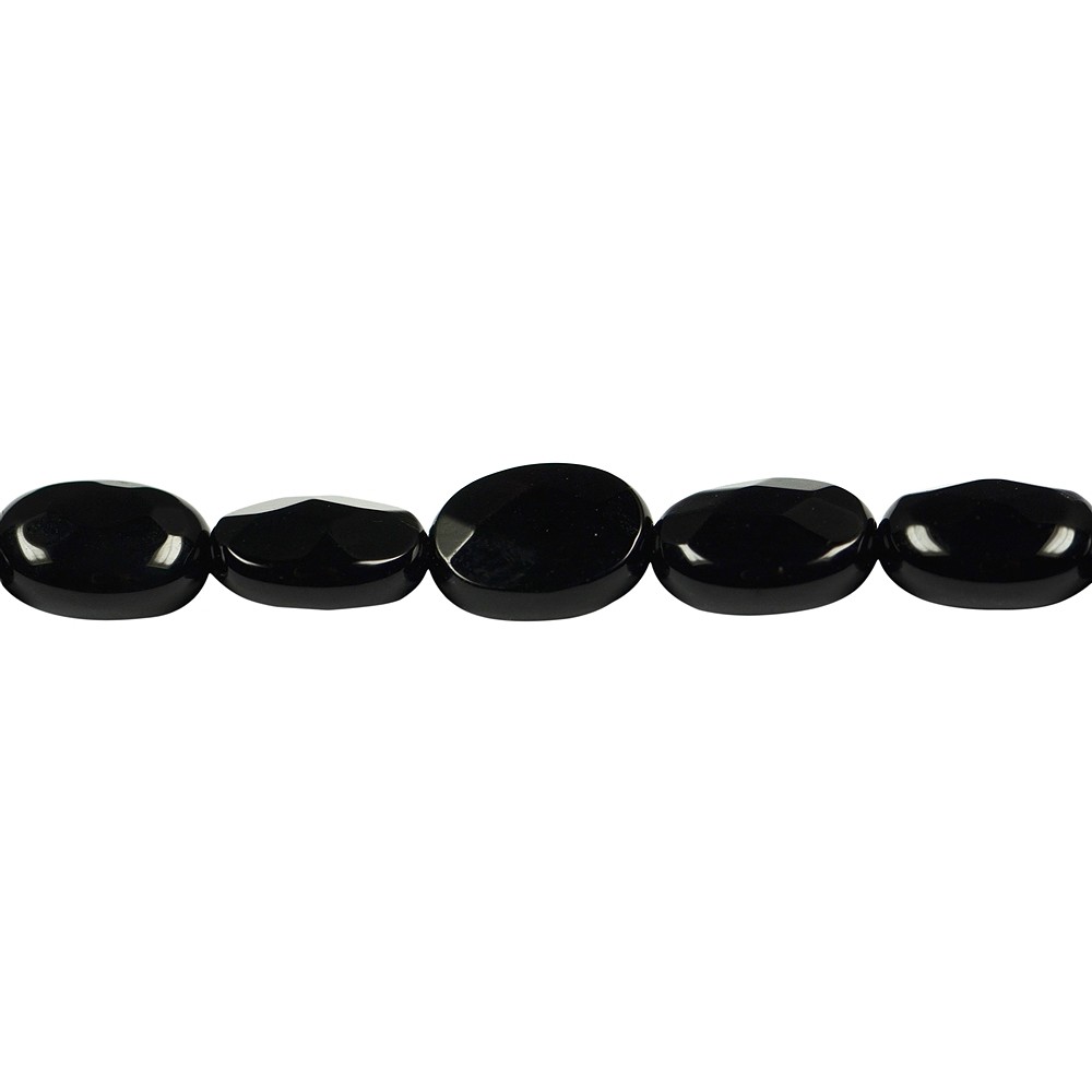 Rang de colliers, Onyx (teintée), à facettes, 08 x 06mm | Marco Schreier