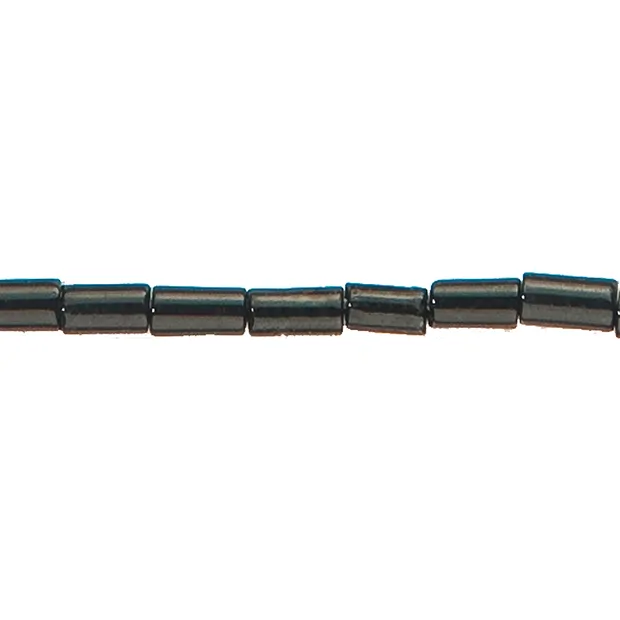 Strang Mini-Zylinder, Onyx (gef.), 04 x 02mm | Edelsteine, Heilsteine & Schmuck