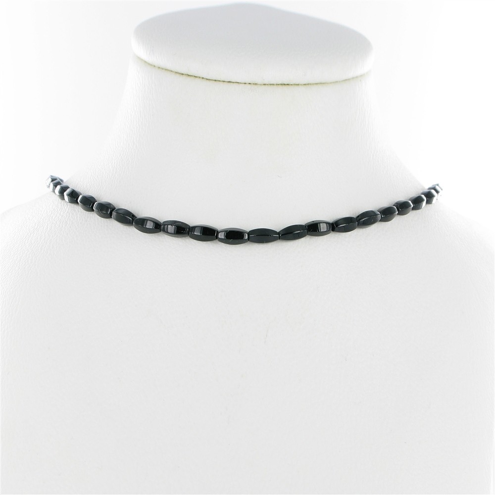 Rang de collier, Onyx (teintée), 08 x 04mm | Marco Schreier
