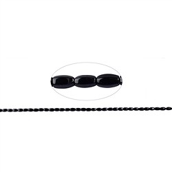 140460502120 Rang de collier, Onyx (teint&#xE9;e), 08 x 04mm | Marco Schreier