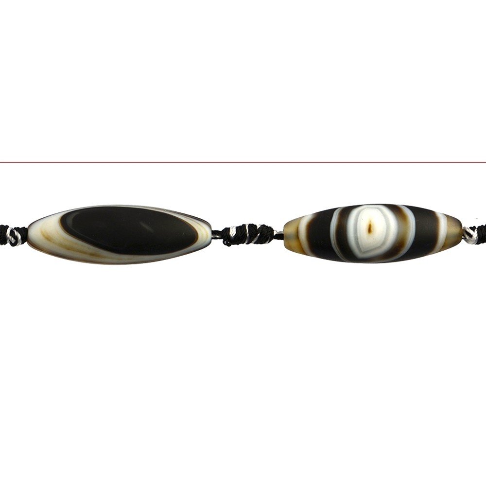 Rang de colliers, Onyx bordé (teintée) mat, 40 x 14 mm | Marco Schreier