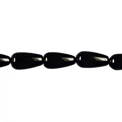 140460510120 Drop strand, Onyx (dyed), 12 x 06mm | wholesaler gems, healing stones & jewelry