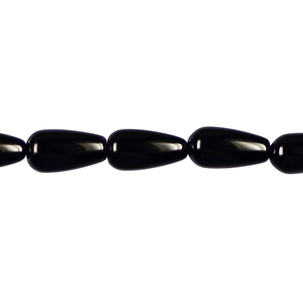 Rang de colliers, Onyx (teintée), 12 x 06mm | Marco Schreier