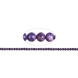 140480100521 String Beads, Charoite A, 06mm (39cm) | wholesale gems, healing stones &amp; jewelry