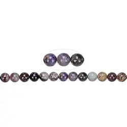 140480106922 Cuentas de piedras preciosas, Charoita (de color), 10 - 11mm (39cm) | Marco Schreier
