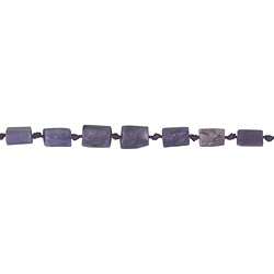 140480405920 Strand cuboid cylinder, Charoite, 09 x 07mm | wholesaler gems & healing stones