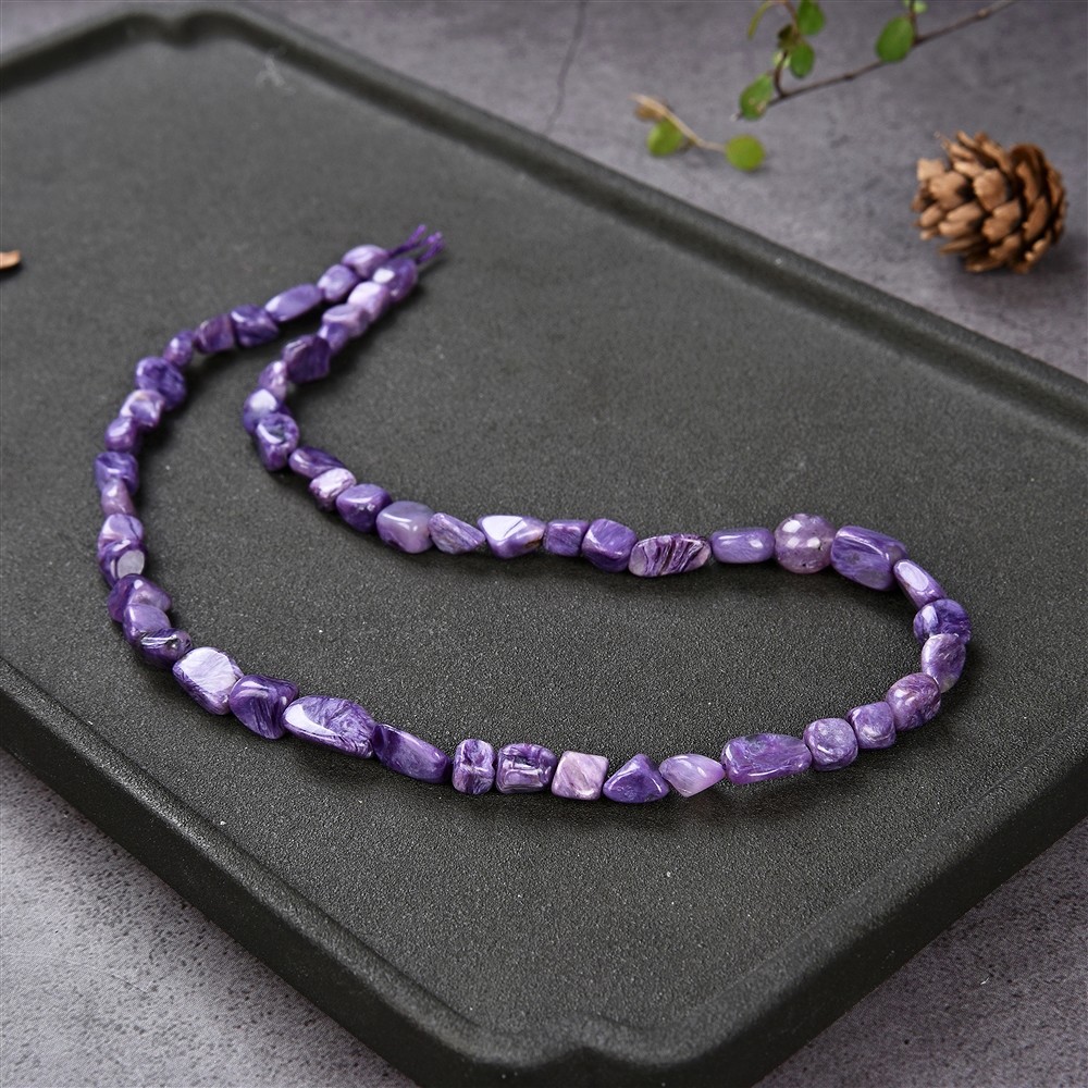 Tiras de astilla, Charoita, aprox. 5-12 x 3-5mm | Marco Schreier