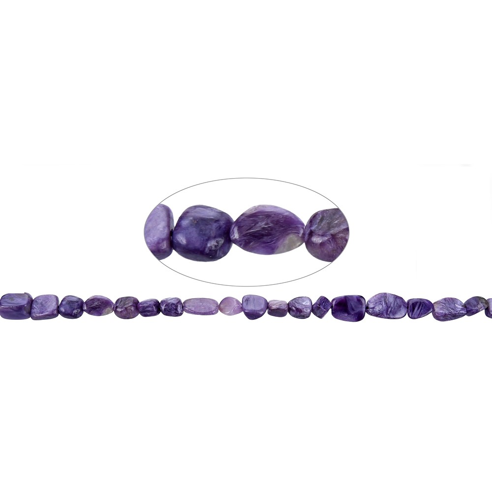 Tiras de astilla, Charoita, aprox. 5-12 x 3-5mm | Marco Schreier