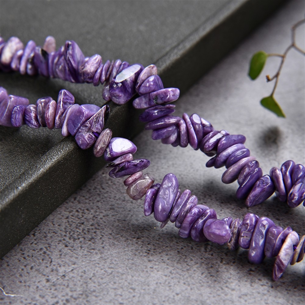 Strand splitter, Charoite, 02-05 x 05-10mm | wholesaler gems & healing stones