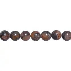 140490100920 String Beads, Chiastolite (Andalusite), 10mm  | gems, healing stones & jewelry