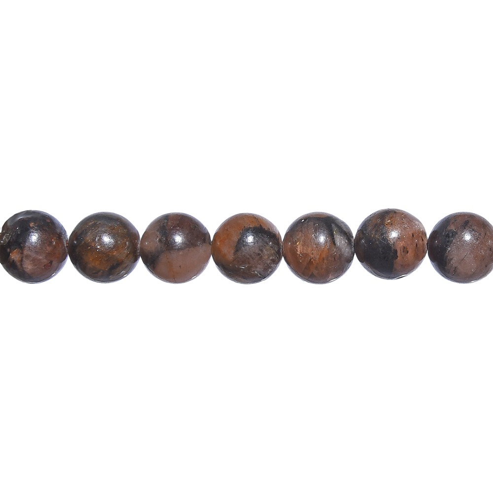 Strang Kugeln, Chiastolith (Andalusit), 10mm  | Marco Schreier