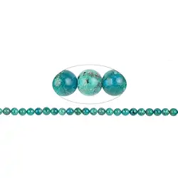 140510100720 String Beads, chrysocolla (stab.), 08mm (39cm) | gems, healing stones & jewelry