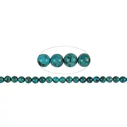 140510106721 String Beads, Chrysocoll (stab.), 08-09mm | wholesaler gems & healing stones