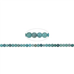140510112021 String Beads, Chrysocolla (stab.), faceted, 02-03mm (38cm) | Marco Schreier