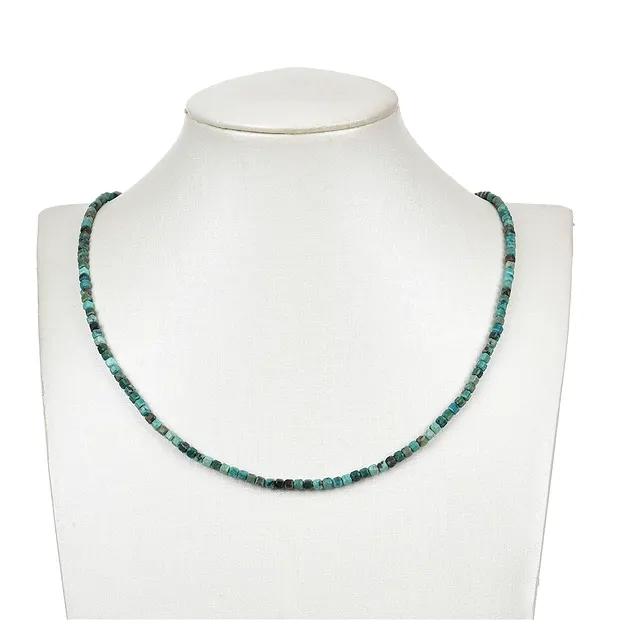 Rang de colliers, Chrysocolle, 03mm, à facettes (39cm) | Marco Schreier