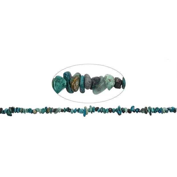 Strang Splitter, Chrysocoll, 01-03 x 04-08mm | Edelsteine, Heilsteine & Schmuck