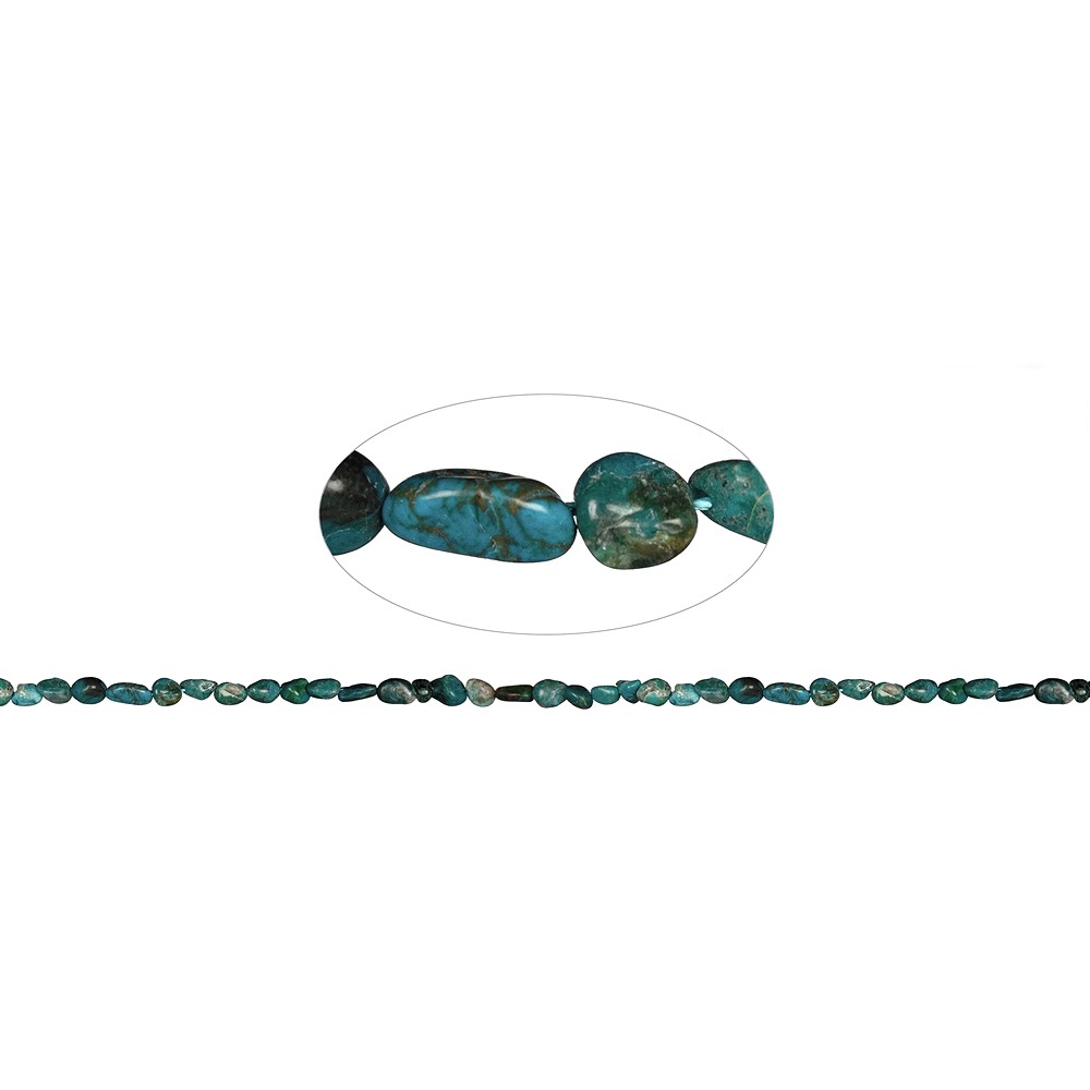 Rangs de colliers, chrysocolle (stab.), 05-09 x 03mm | Marco Schreier