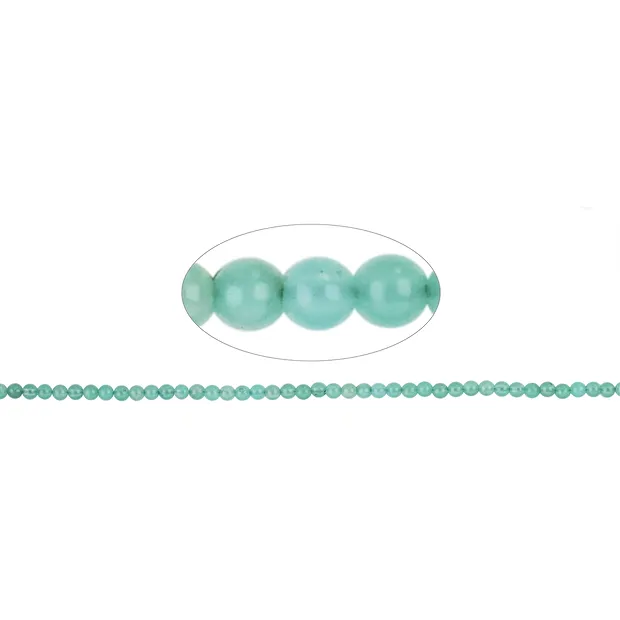 String Beads, Chrysoprase, 03mm (39cm) | Schreier gems, healing stones & jewelry