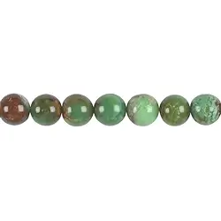 140520101020 String Beads, Chrysoprase A, 12mm | wholesaler gems, healing stones & jewelry