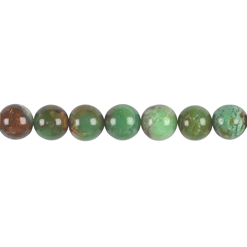 String Beads, Chrysoprase A, 12mm | wholesaler gems, healing stones & jewelry