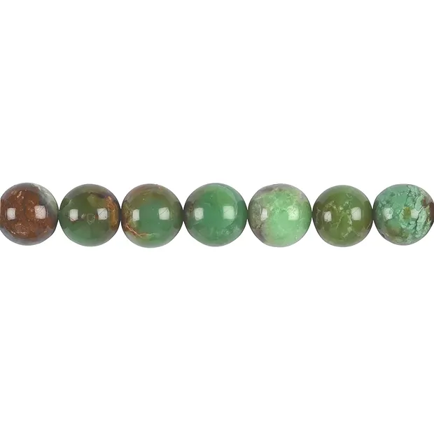 Strang Kugeln, Chrysopras A, 12mm | Großhändler Edelsteine, Heilsteine & Schmuck