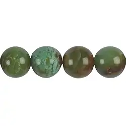 140520101220 String Beads, Chrysoprase A, 16mm | wholesaler gems, healing stones & jewelry