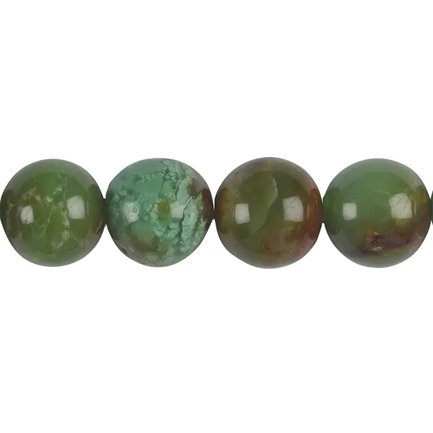 Rang de collier boules, Chrysoprase A, 16mm | Marco Schreier