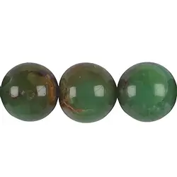 140520101420 String Beads, Chrysoprase A, 20mm | wholesaler gems, healing stones & jewelry