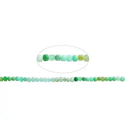 140520209227 Strang Würfel, Chrysopras, facettiert, 05mm (39cm) | Marco Schreier