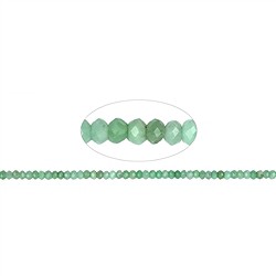 140520313921 Rang de colliers, Chrysoprase, &#xE0; facettes, 03 x 04mm (39cm) | Marco Schreier