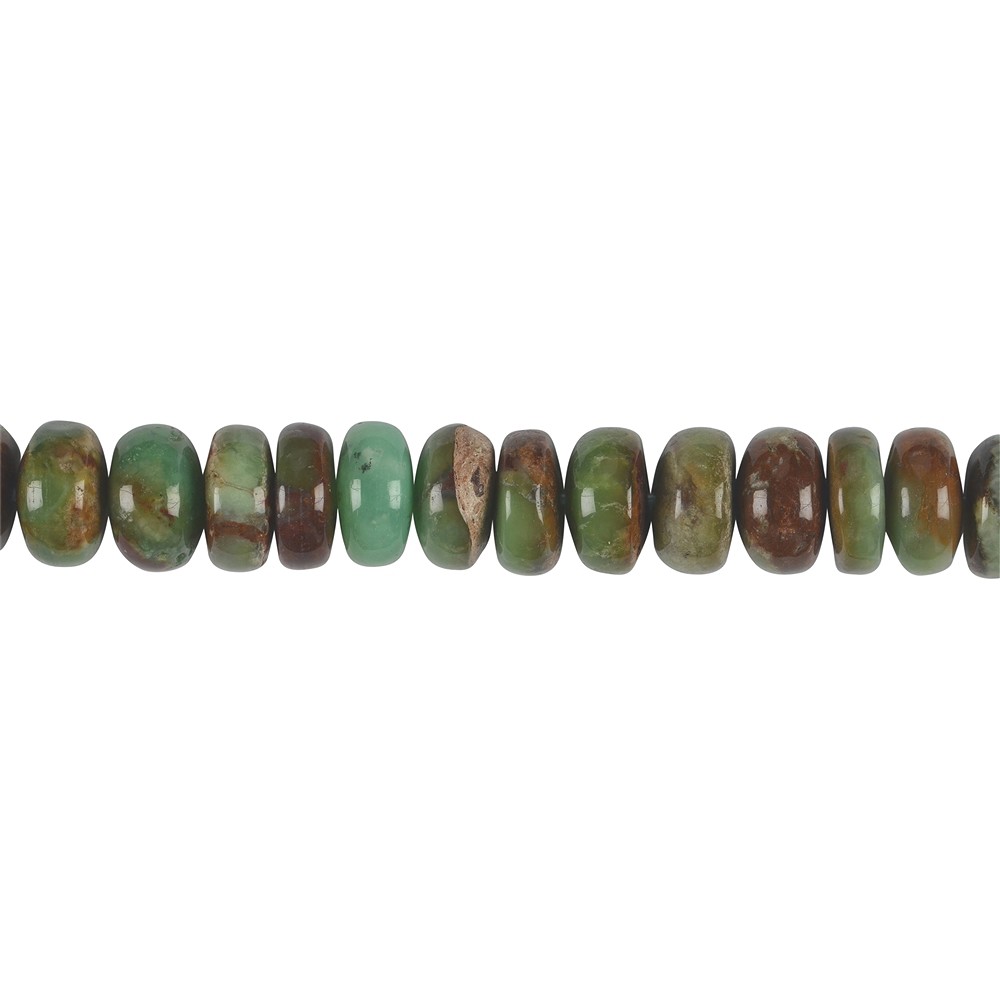 Button strand, Chrysoprase A, 16mm | wholesaler gems, healing stones & jewelry