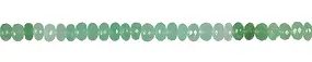 Strang Button, Chrysopras, facettiert, 06mm, Unikat Nr. 00 | Marco Schreier