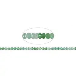140520390000 Strang Button, Chrysopras, facettiert, 06mm, Unikat Nr. 00 | Marco Schreier