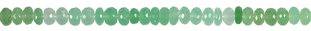 Strang Button, Chrysopras, facettiert, 06mm, Unikat Nr. 03 | Marco Schreier