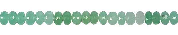 Strang Button, Chrysopras, facettiert, 08mm, Unikat Nr. 13 | Marco Schreier